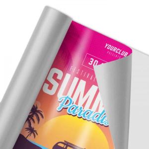 Impressão de Adesivo Vinil Adesivo em vinil 1.60 (Largura Max) 4x0 Verniz de proteção. Apenas impressão. 